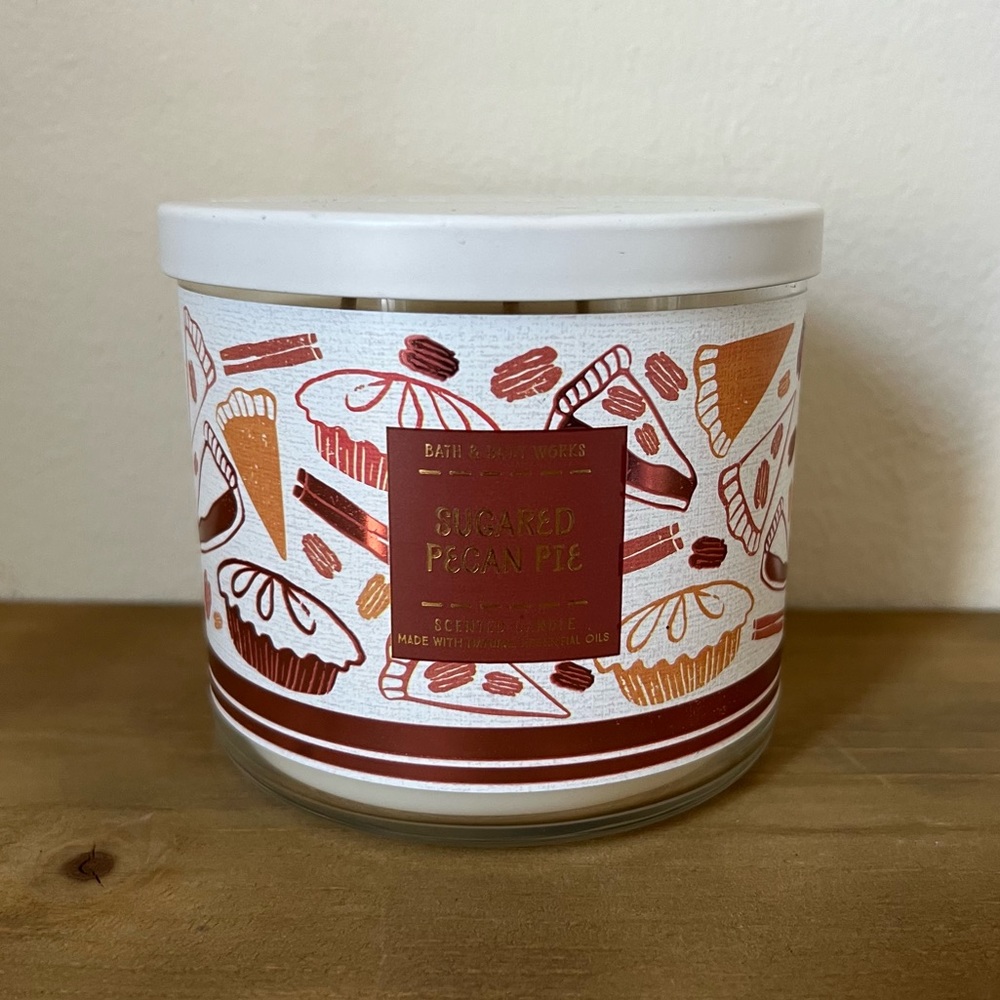 BBW Sugared Pecan Pie 3-Wick Candle